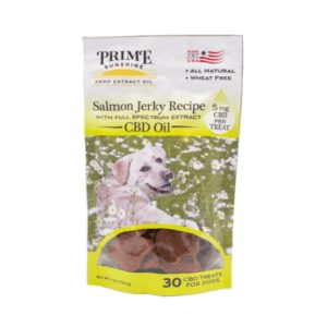 Prime Sunshine CBD Dog Treats – Salmon Jerky Recipe