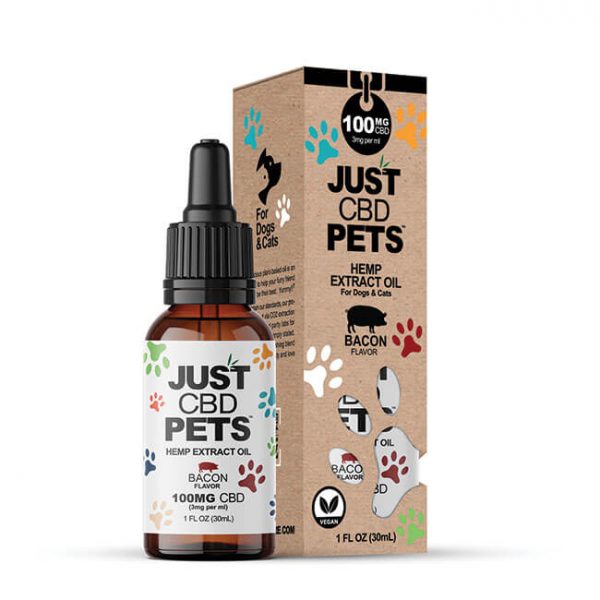Pets CBD Oil For Dogs- Bacon Flavored