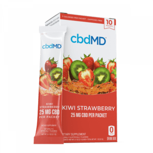 cbdMD CBD Powdered Drink Mix KIWI STRAWBERRY - 25MG - 10 COUNT