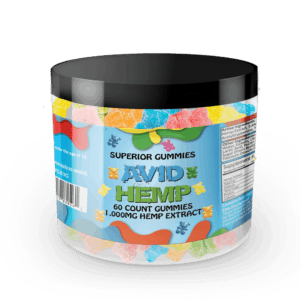 Avid Hemp Original CBD Gummy Bears 1,000mg 60ct