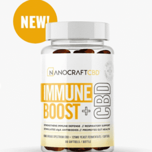 Nanocraft CBD Immune Boost + CBD Oil Softgels