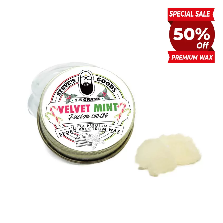 Velvet Mint CBD Concentrate Wax – Limited – 1.5 g Fine units
