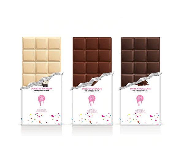 CBD Chocolate Bar Variety Pack (750 mg total)
